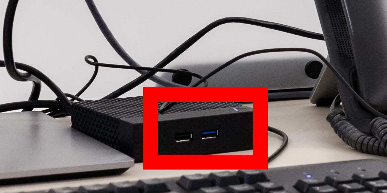 Docking station USB ports